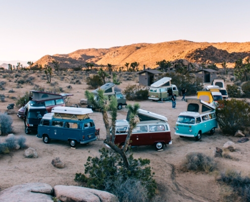 VW Bus Retreat to Joshua Tree