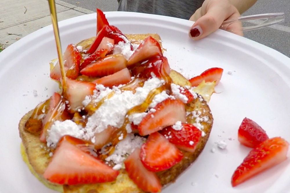 French toast in Yosemite