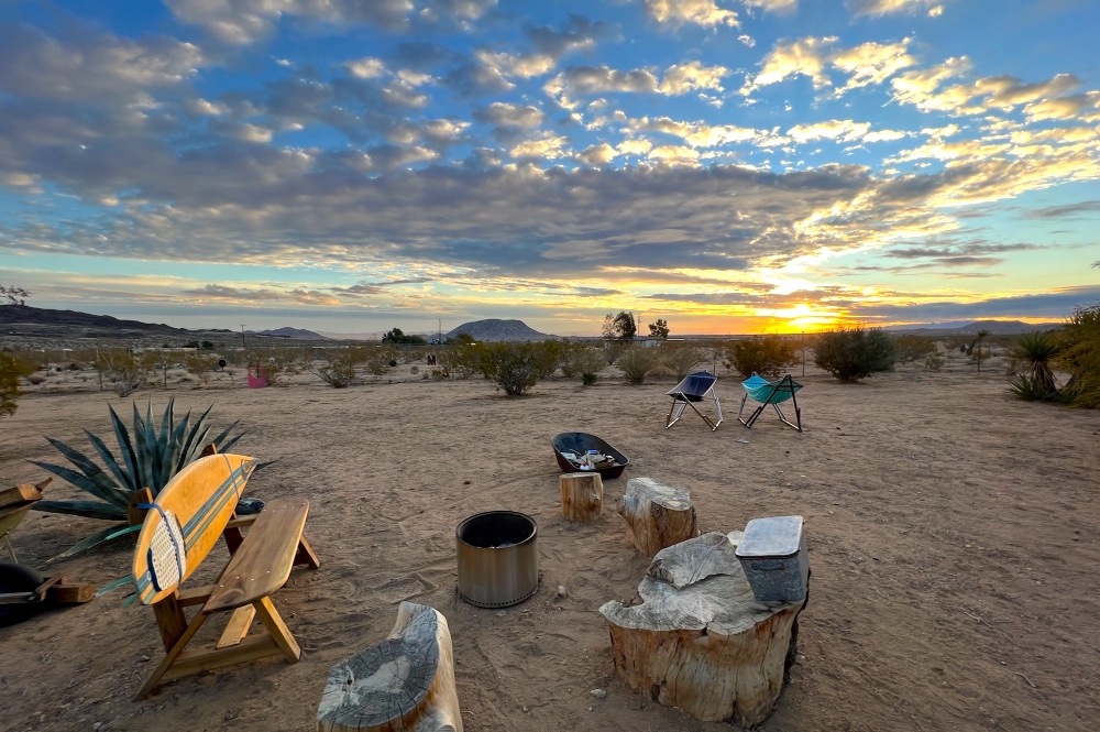 Joshua Tree Corporate Retreat Sunset