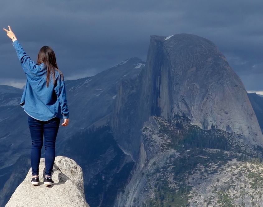 Half Dome from Glacier Point