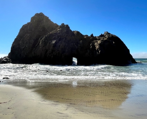 Keyhole Rock in Big Sur