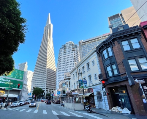 Downtown San Francisco on Group Tour